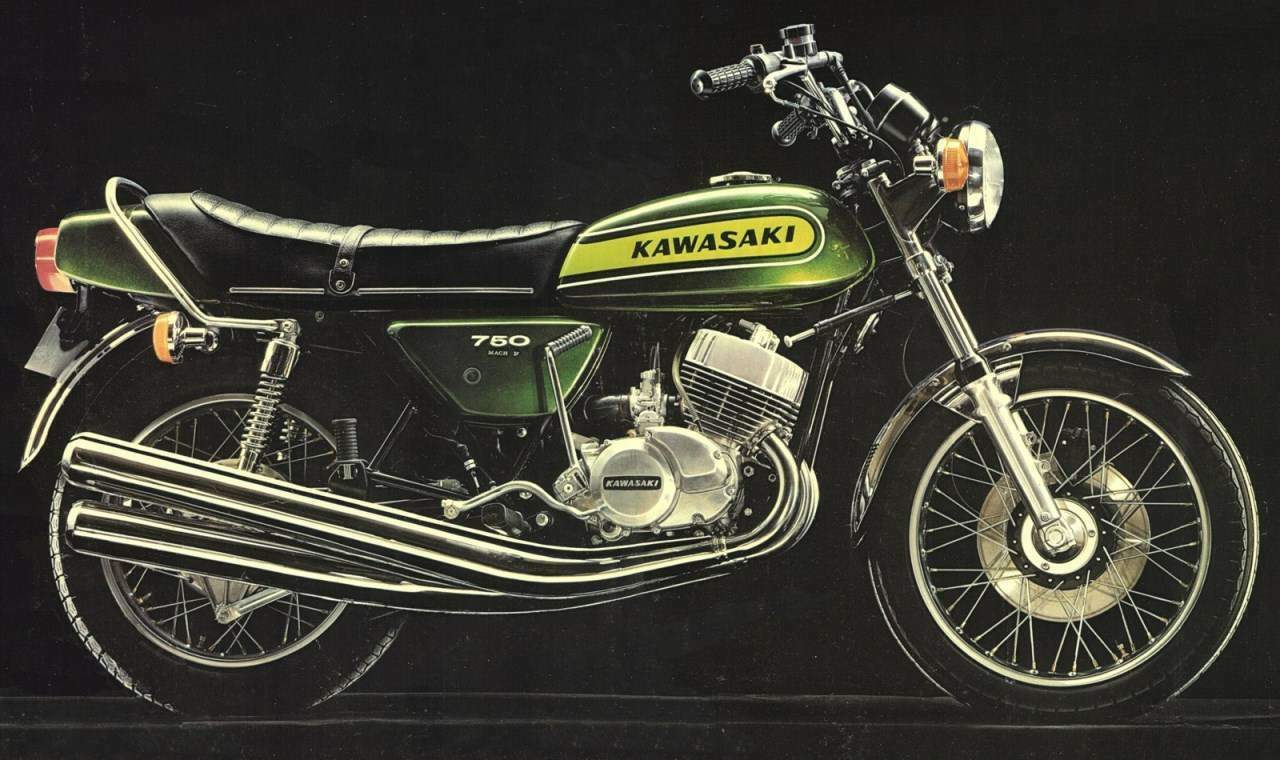 Kawasaki 750 Mach IV (1974) technical